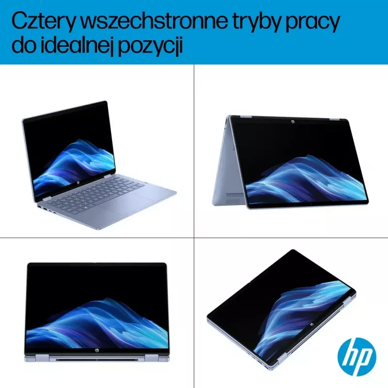 Laptop HP OmniBook 5 Flip 14-fp0004nw 14 inch Core 5 120U 16GB 512GB Win11Home Sky Blue