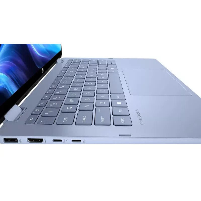 Laptop HP OmniBook 5 Flip 14-fp0004nw 14 inch Core 5 120U 16GB 512GB Win11Home Sky Blue