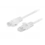 Networking cable Lanberg PCU6-20CC-0200-W RJ-45 Cat6 2 m White