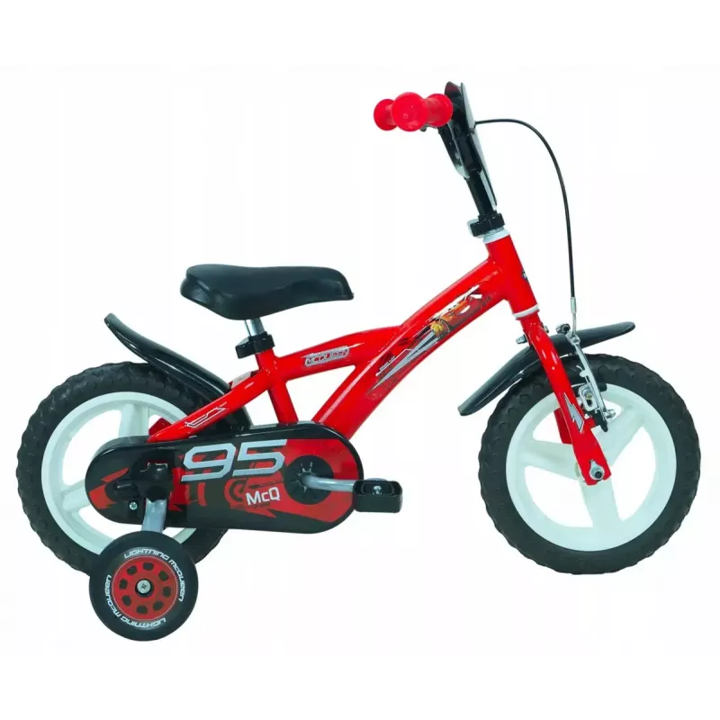 Kids bicycle HUFFY Cars 12 inch — 12-inch wheel, single-speed, training wheels included
