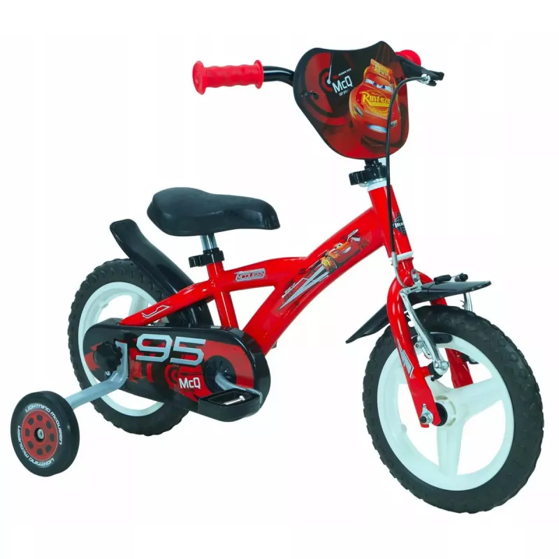 Kids bicycle HUFFY Cars 12 inch — 12-inch wheel, single-speed, training wheels included