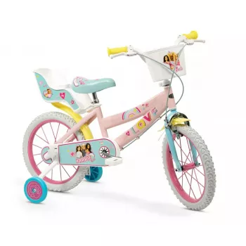 Children's bicycle Toimsa 1465 — 16-inch wheel, pink, model 1665