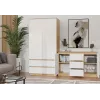 Chest of Drawers top e shop ARTISAN 2-door 3-drawer, 1200×400×750 mm, white, particle board