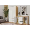 Chest of Drawers top e shop ARTISAN 2-door 3-drawer, 1200×400×750 mm, white, particle board