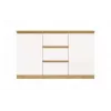 Chest of Drawers top e shop ARTISAN 2-door 3-drawer, 1200×400×750 mm, white, particle board