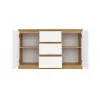 Chest of Drawers top e shop ARTISAN 2-door 3-drawer, 1200×400×750 mm, white, particle board