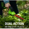Cordless grass shear GreenWorks 1600607VA — 12 cm stainless steel blade, 24 V Li‑Ion 2 Ah
