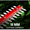 Cordless grass shear GreenWorks 1600607VA — 12 cm stainless steel blade, 24 V Li‑Ion 2 Ah