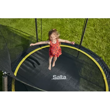 Above ground round trampoline Salta 5074A — outdoor, 48 springs, 3 legs, safety net, max load 100 kg