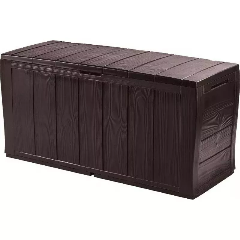 Storage box Keter Sherwood Rectangular Resin Brown 270L 1170mm