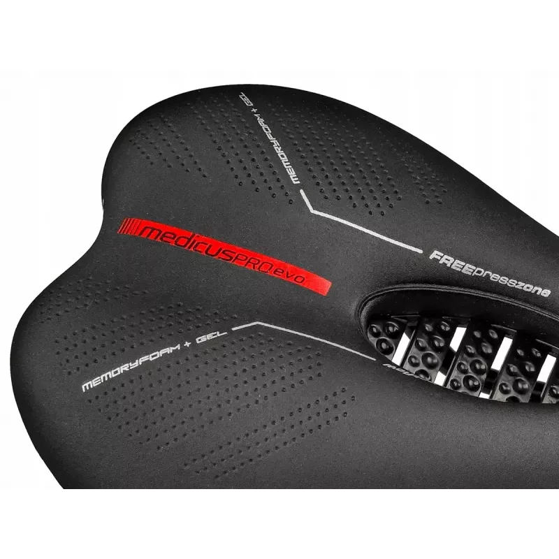 Bicycle Saddle Wittkop Medicus PROevo 7.0 — ergonomic MTB comfort design
