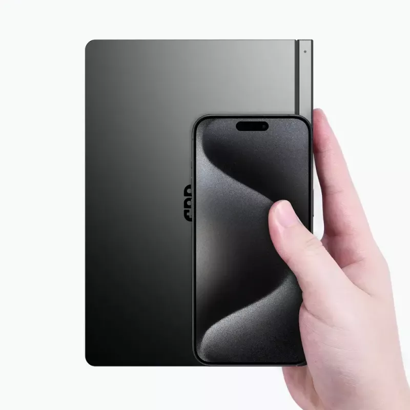 GPD Pocket 4 laptop — AMD Ryzen 7 8840U, 8 inch WQXGA 2560×1600 144Hz touch, 16GB DDR5, 1TB NVMe, Radeon 780M, Windows 11, LAN, FPR, Graphite