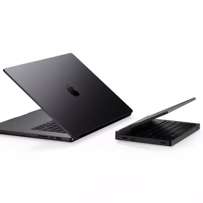 GPD Pocket 4 laptop — AMD Ryzen 7 8840U, 8 inch WQXGA 2560×1600 144Hz touch, 16GB DDR5, 1TB NVMe, Radeon 780M, Windows 11, LAN, FPR, Graphite