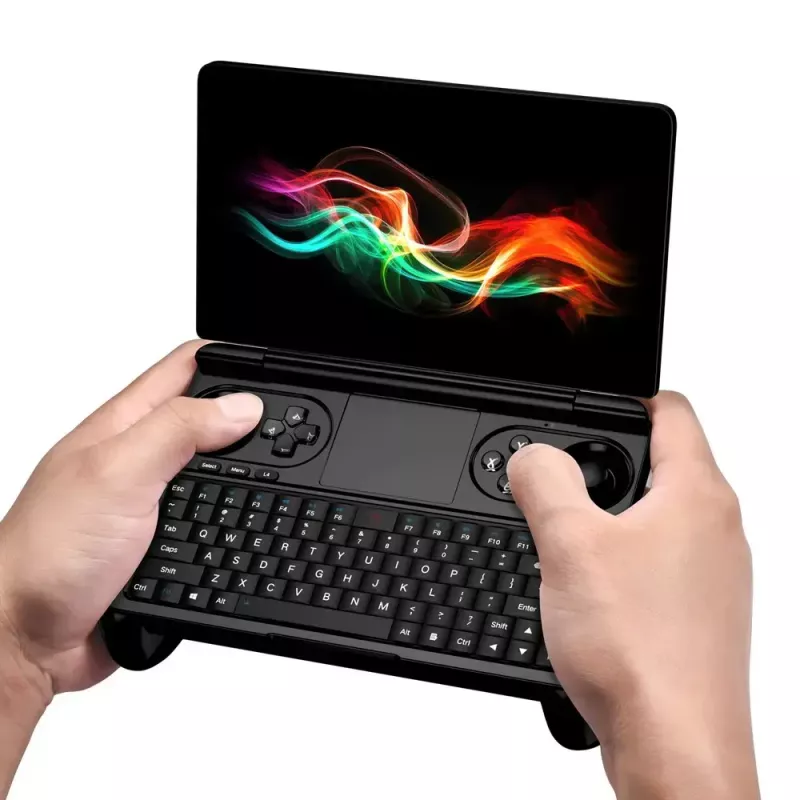 Laptop GPD WinMini HX370 — 7 inch FHD 120Hz Touch, AMD Ryzen AI 9 HX370, 32GB DDR5, 2TB NVMe, Radeon 890M, Win 11, Black