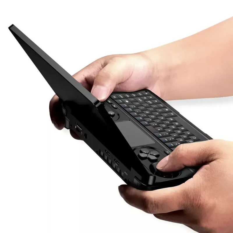 Laptop GPD WinMini HX370 — 7 inch FHD 120Hz Touch, AMD Ryzen AI 9 HX370, 32GB DDR5, 2TB NVMe, Radeon 890M, Win 11, Black