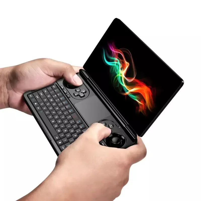 Laptop GPD WinMini HX370 — 7 inch FHD 120Hz Touch, AMD Ryzen AI 9 HX370, 32GB DDR5, 2TB NVMe, Radeon 890M, Win 11, Black