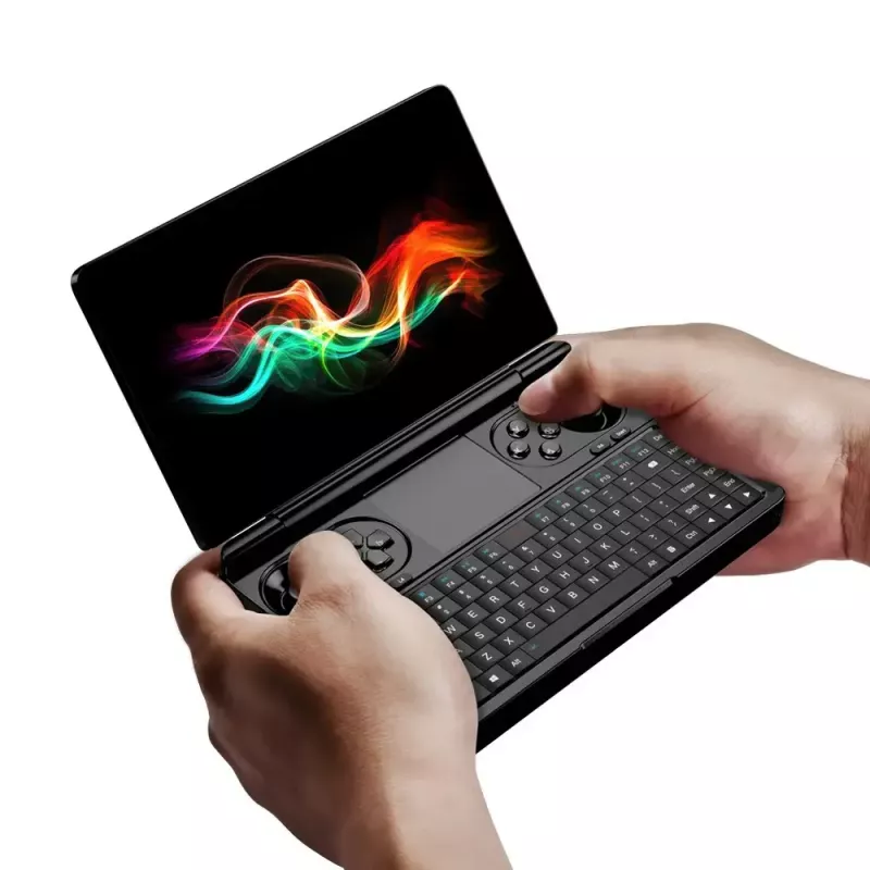 Laptop GPD WinMini HX370 — 7 inch FHD 120Hz Touch, AMD Ryzen AI 9 HX370, 32GB DDR5, 2TB NVMe, Radeon 890M, Win 11, Black