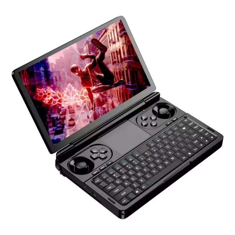 Laptop GPD WinMini HX370 — 7 inch FHD 120Hz Touch, AMD Ryzen AI 9 HX370, 32GB DDR5, 2TB NVMe, Radeon 890M, Win 11, Black