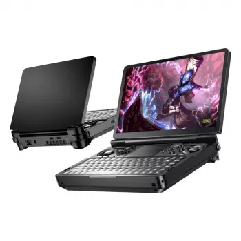 Laptop GPD WinMini HX370 — 7 inch FHD 120Hz Touch, AMD Ryzen AI 9 HX370, 32GB DDR5, 2TB NVMe, Radeon 890M, Win 11, Black