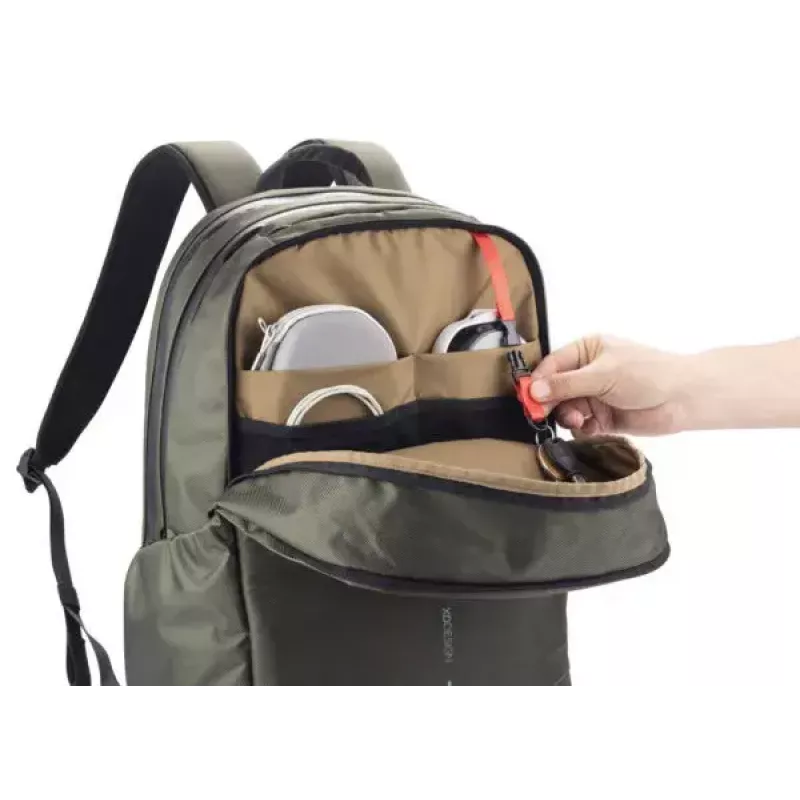 Travel backpack XD-Design Bobby Explore Green Polyethylene terephthalate PET