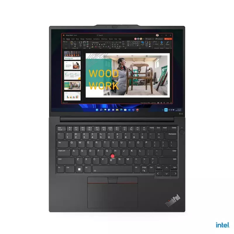 Laptop Lenovo ThinkPad E14 Gen 5 (Intel) — 14 inch WUXGA touch, Intel Core i5-1335U, 16 GB RAM, 512 GB SSD, Windows 11 Pro, Black/Graphite