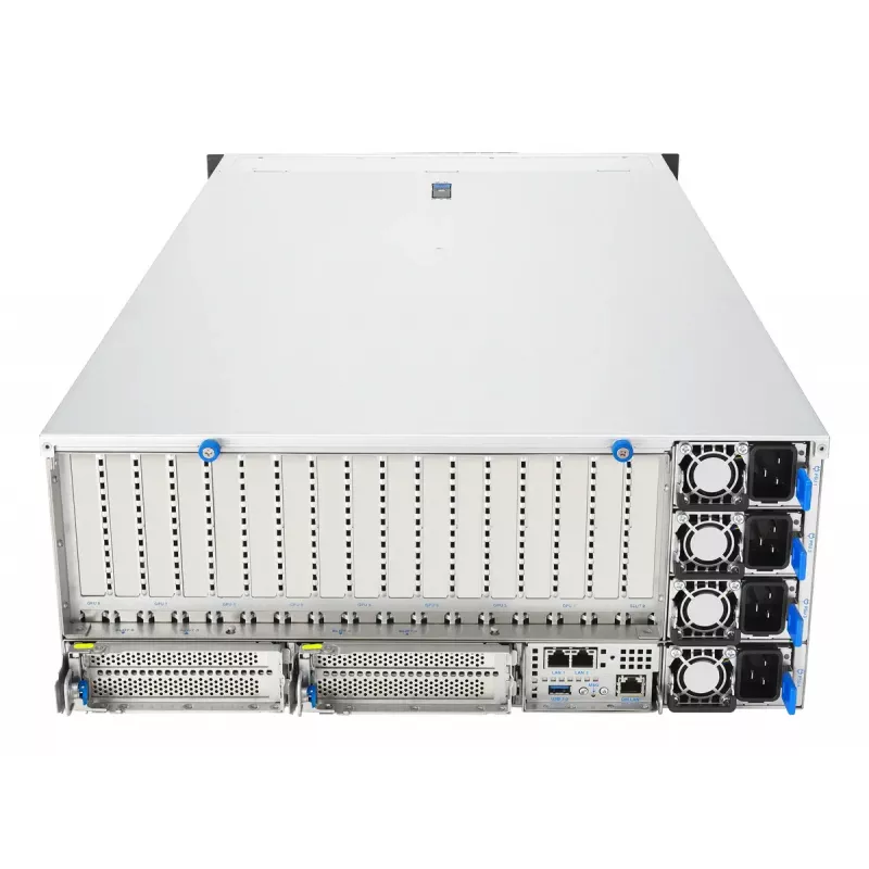 Rack server ASUS ESC8000A-E13P (4U) — LGA 6096, AMD EPYC, up to 3 TB DDR5, 24 DIMM, 3200W PSU, 10GbE