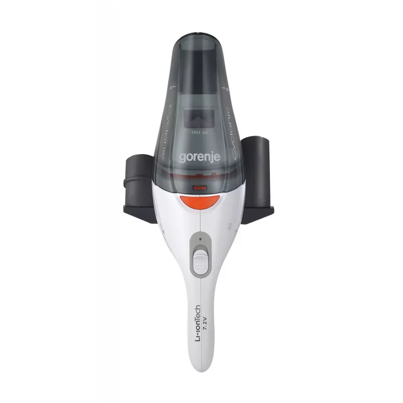 Gorenje MVC72FW handheld vacuum Black, White Bagless