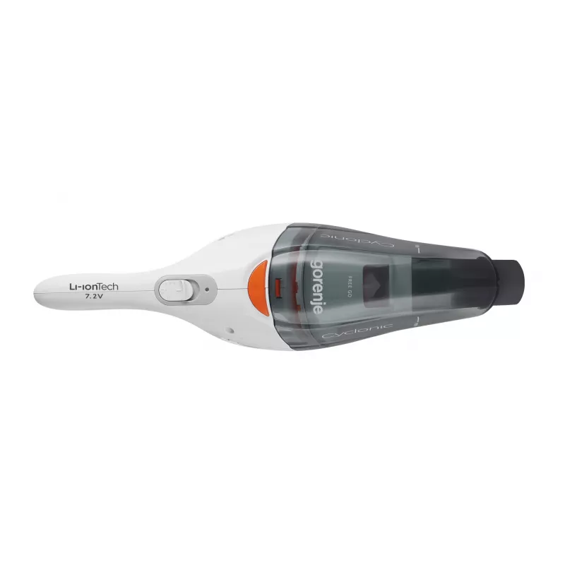 Gorenje MVC72FW handheld vacuum Black, White Bagless