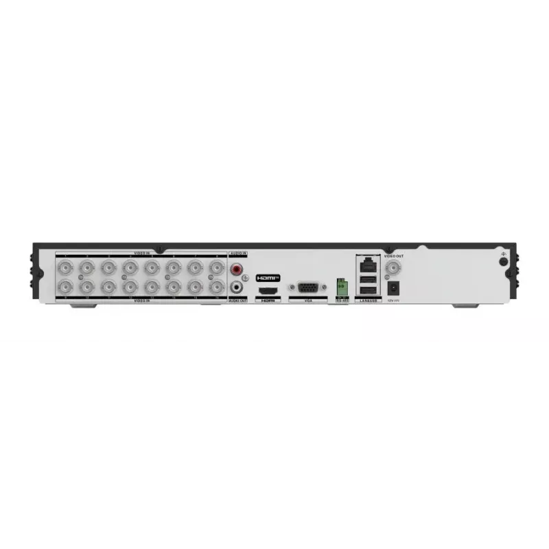 Digital Video Recorder Hikvision IDS-7216HUHI-M2/XT — 16-channel DVR, 4K (3840×2160), H.264/H.265, SATA HDD up to 12 TB, Gigabit Ethernet, 12 V DC