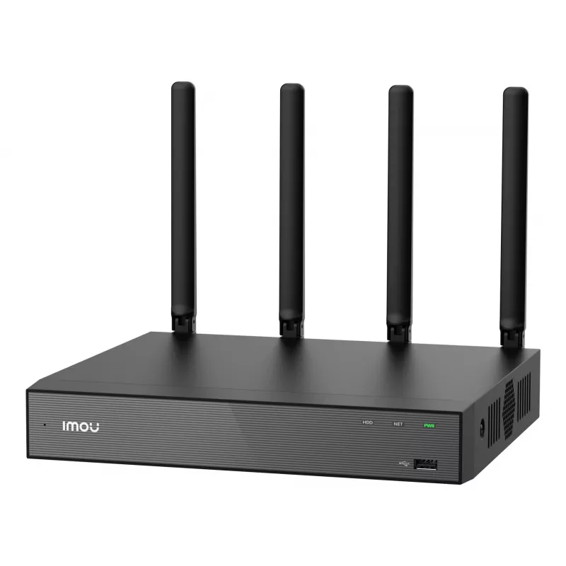 Network Video Recorder IMOU N110W — 10-channel NVR, 2592×1944 max, Dual-band Wi‑Fi, 16 TB SATA storage, Gigabit Ethernet, Black
