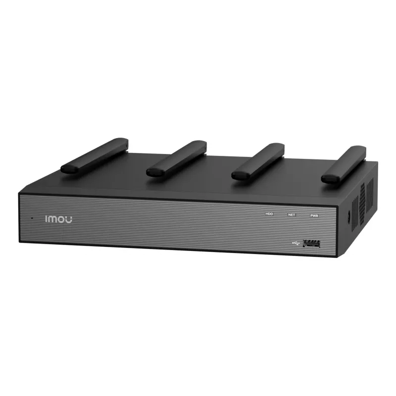 Network Video Recorder IMOU N110W — 10-channel NVR, 2592×1944 max, Dual-band Wi‑Fi, 16 TB SATA storage, Gigabit Ethernet, Black