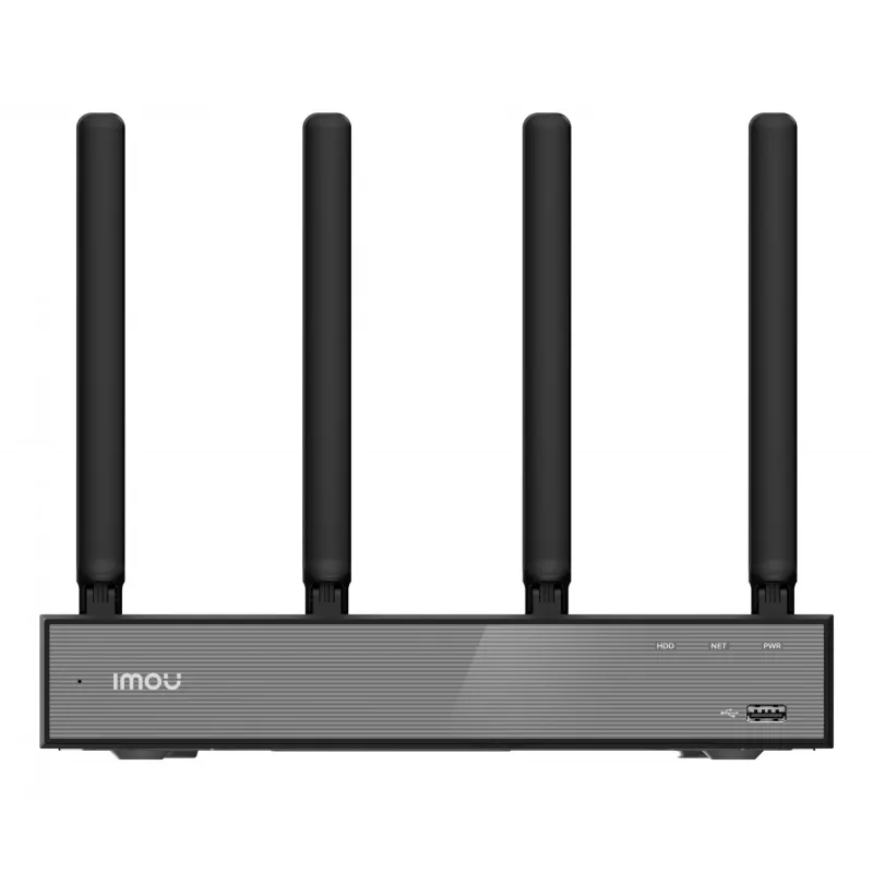 Network Video Recorder IMOU N110W — 10-channel NVR, 2592×1944 max, Dual-band Wi‑Fi, 16 TB SATA storage, Gigabit Ethernet, Black