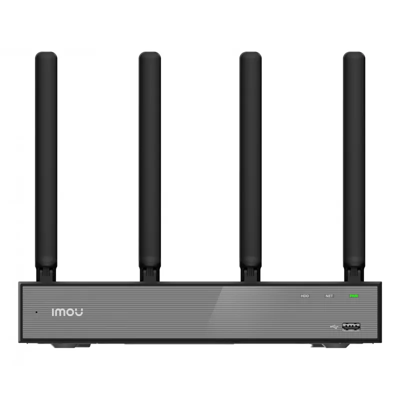 Network Video Recorder IMOU N110W — 10-channel NVR, 2592×1944 max, Dual-band Wi‑Fi, 16 TB SATA storage, Gigabit Ethernet, Black
