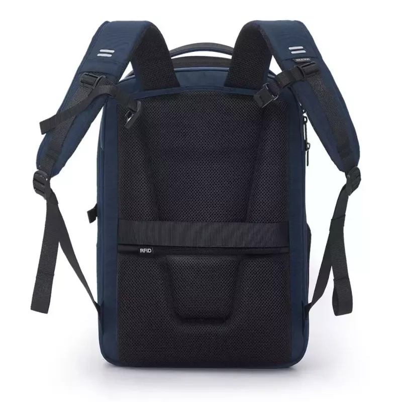 Laptop backpack XDDESIGN Bizz Navy — water-resistant, lightweight, model P705.935