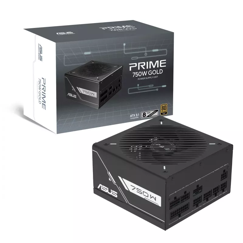 Power supply unit ASUS Prime -750G 750 W 20+4 pin ATX 80 PLUS Gold Black