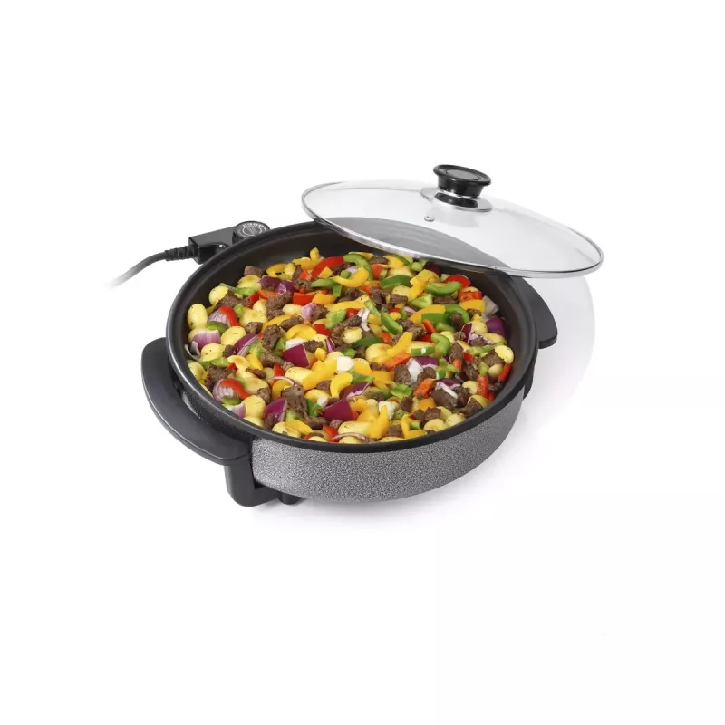 Grill Pan Tristar PZ-2963 Multifunctional Round Black 30cm