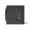 Speaker set GENESIS Helium 610BT 2.1, 60 W RMS, Bluetooth, wired, red/black, compact subwoofer