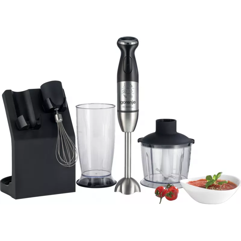 Gorenje HBC807QB 0.5 L Hand mixer 800 W Black, Stainless steel