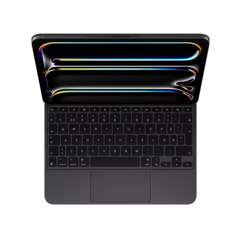 Apple Magic Keyboard QWERTY Swedish Black Wireless with Trackpad
