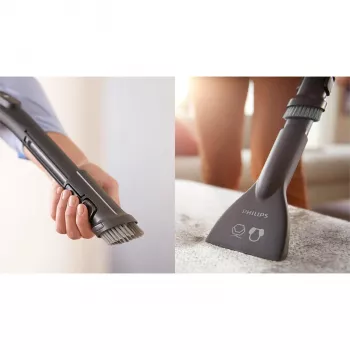 Cylinder vacuum Philips 5000 series XD5123/10 — 900 W, 4 L dust bag, HEPA & Micro filter, for hard floors and carpets