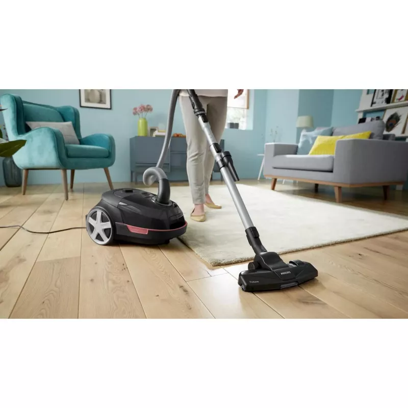 Cylinder vacuum Philips 5000 series XD5123/10 — 900 W, 4 L dust bag, HEPA & Micro filter, for hard floors and carpets