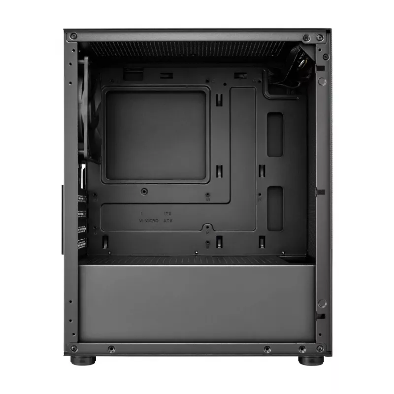 FSP S110-B Case Mini Tower mITX, mATX Black, Small Form Factor (SFF), PC, Black, micro ATX, Mini-ITX, Mesh, Metal, 16 cm