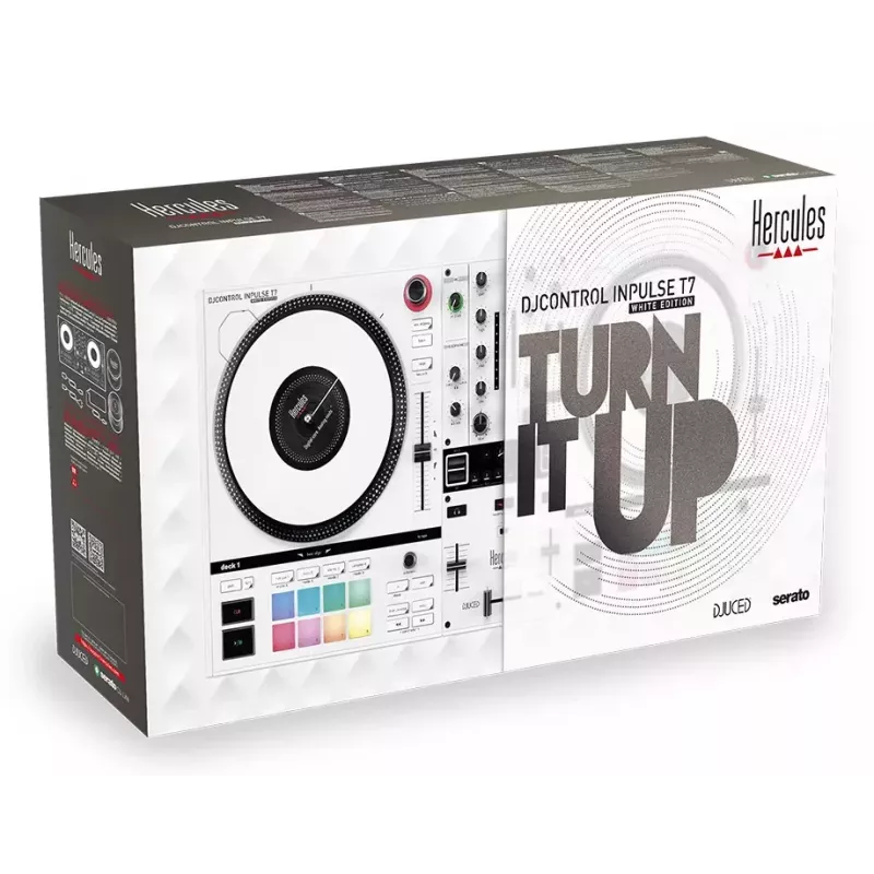 DJ controller Hercules Inpulse T7 White Edition