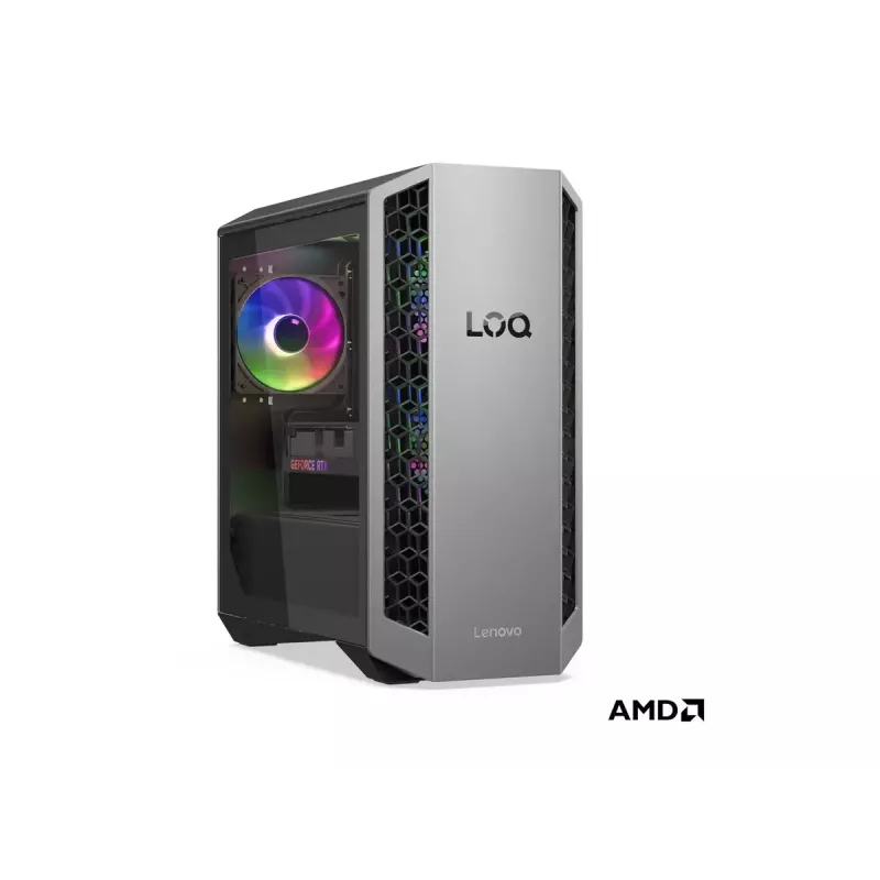 Desktop Tower Lenovo LOQ 26ADR10 — AMD Ryzen 7 8745HX, 32 GB DDR5 (2x16GB), 1000 GB, NVIDIA GeForce RTX 5070, Windows 11 Home