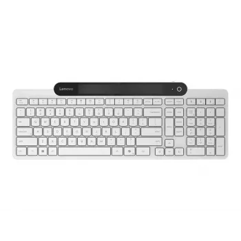 Wireless Bluetooth Keyboard Lenovo 800 — US English layout, self-charging, white