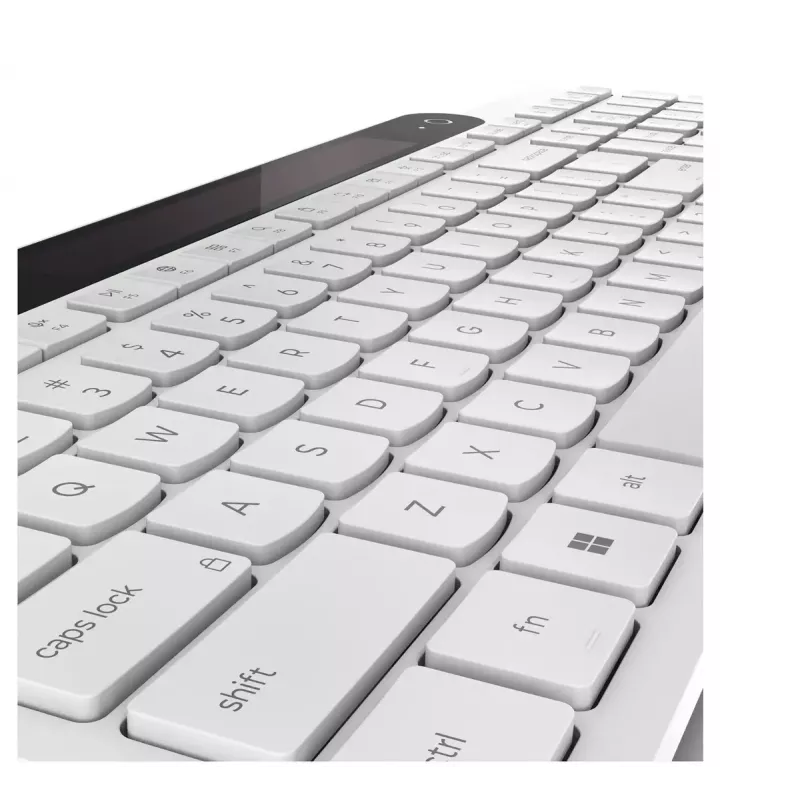 Wireless Bluetooth Keyboard Lenovo 800 — US English layout, self-charging, white