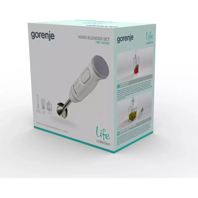 Gorenje HBC564QW 0.5 L Immersion blender 500 W White