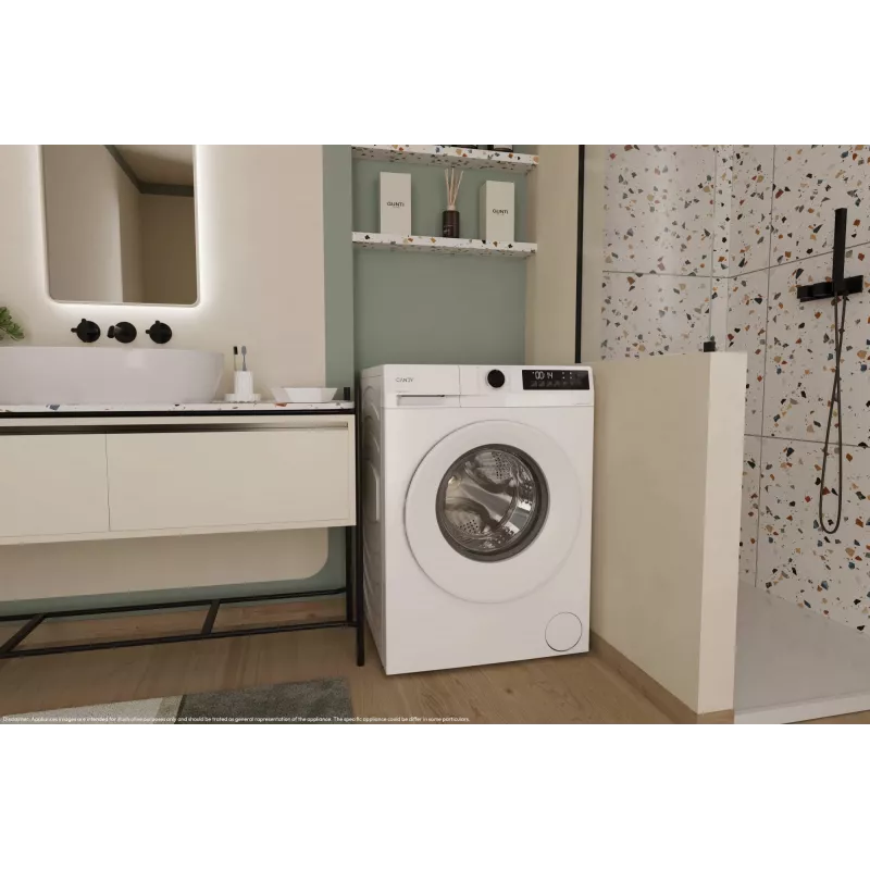 Candy GD 48S6-S washing machine Front-load 8 kg 1351 RPM White