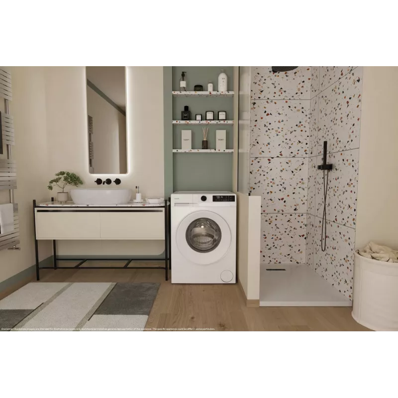 Candy GD 48S6-S washing machine Front-load 8 kg 1351 RPM White