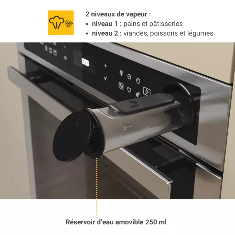 Whirlpool AKZ9S 8271 IX 73 L Stainless steel